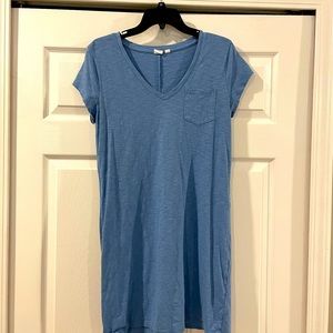 Blue tshirt dress